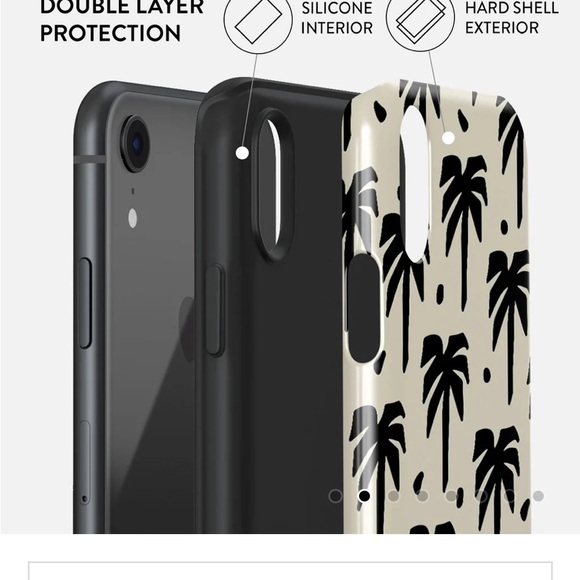 Gently loved BURGA ‘Paraiso’ IPhone XR Tough phone case and Ring/Stand. - Picture 2 of 14